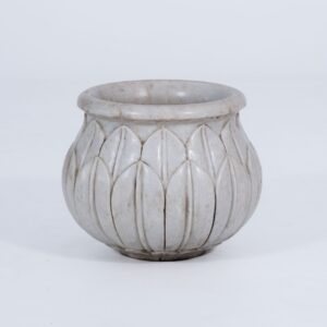 Planter Lotus - Marble - Dia45xH37cm