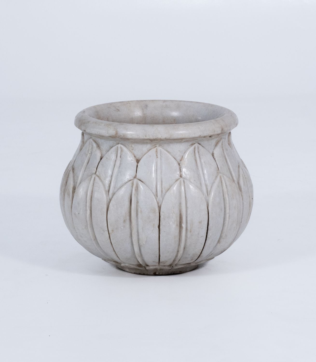 Planter Lotus - Marble - Dia45xH37cm