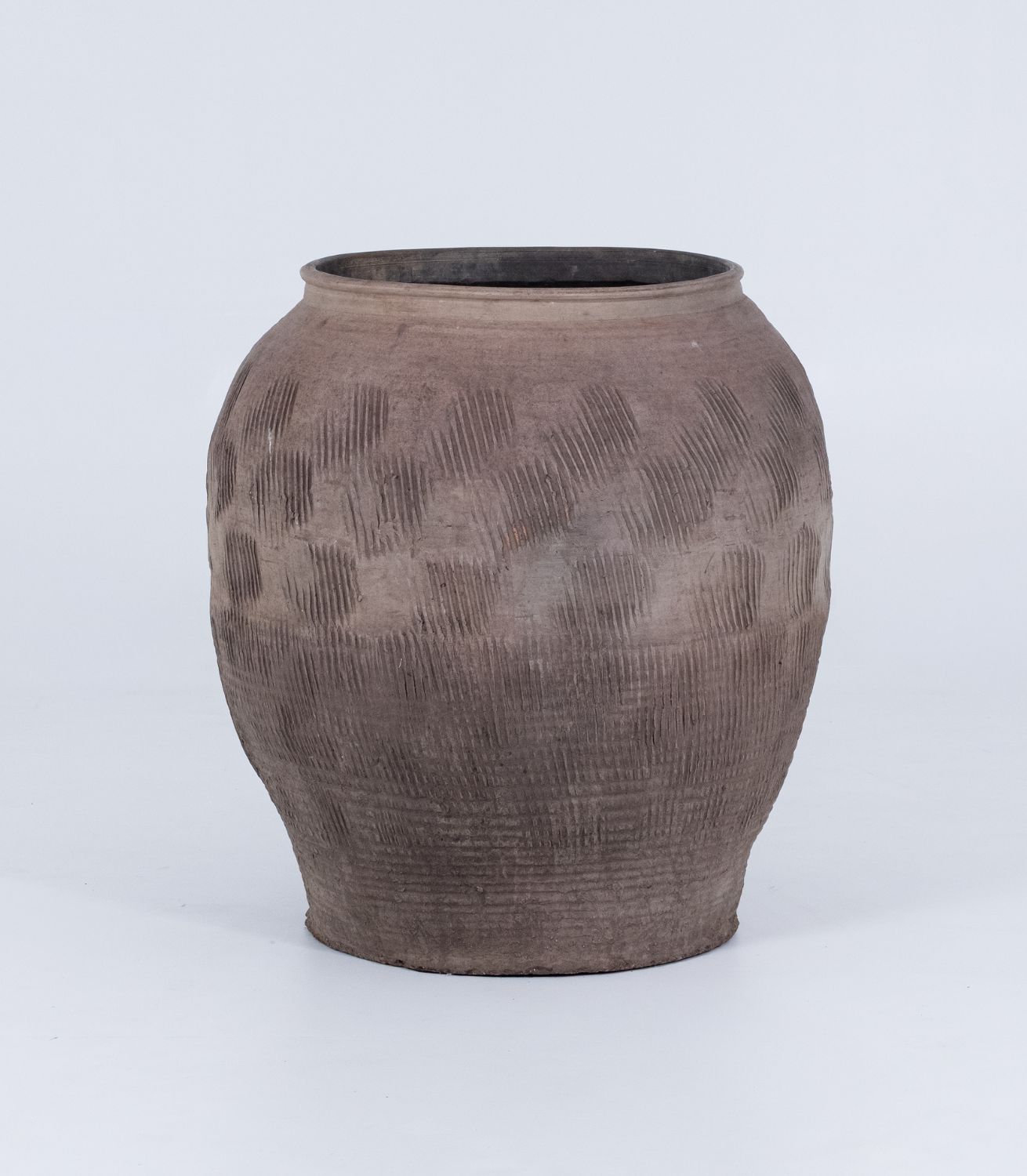 Pot Earthenware - Unique - Earthy Ochre Dia71xH77cm