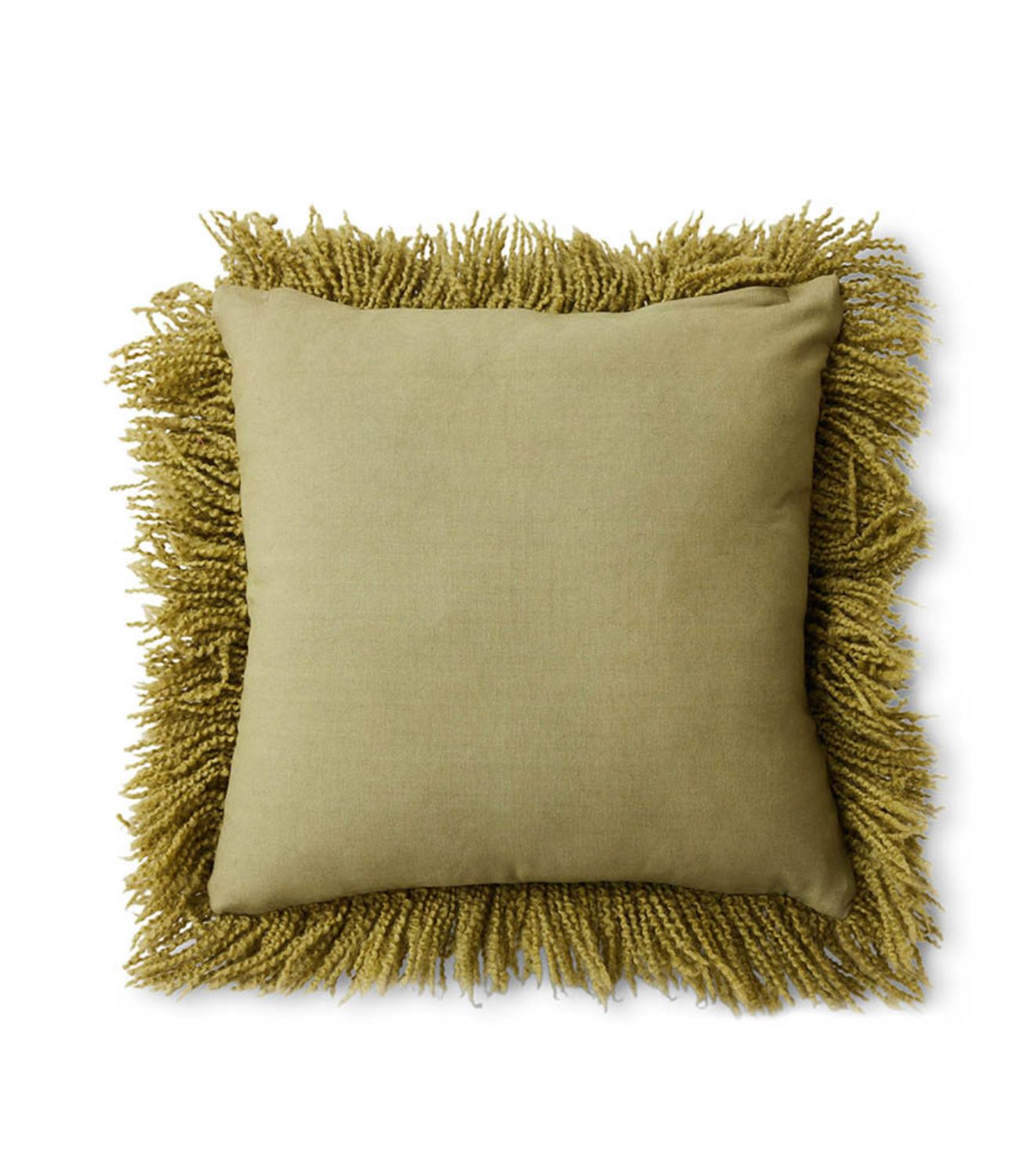 Scatter - Fluffy - Olive 50x50cm (1)