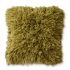 Scatter - Fluffy - Olive 50x50cm