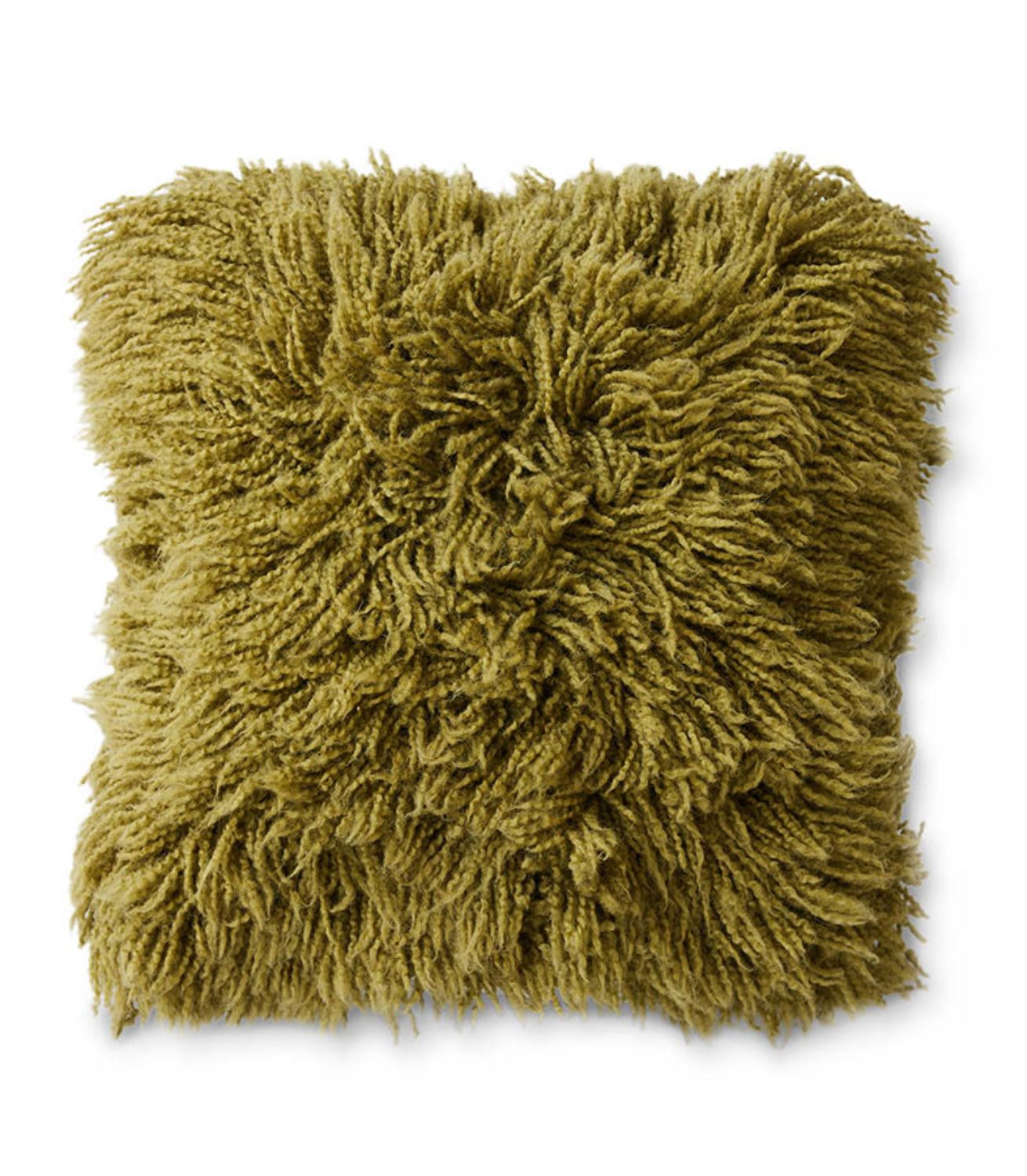 Scatter - Fluffy - Olive 50x50cm