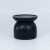 Side Table Kola - Wood - Black - Dia60xH52cm