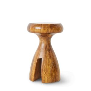 Stool Mango Wood - Chestnut
