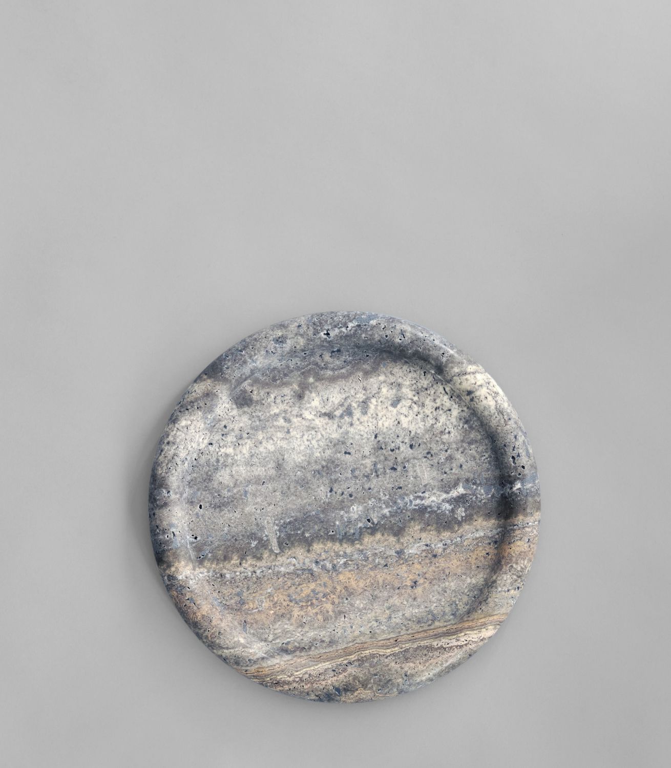 Tray Enkai - Medio - Silver Travertine - Image 2