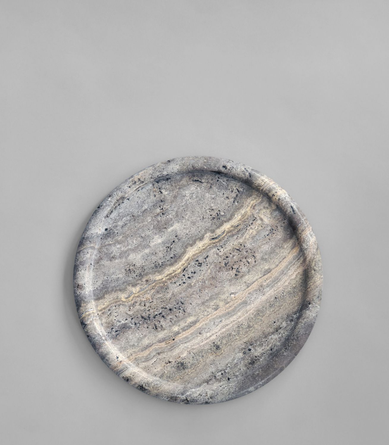 Tray Enkei - Maxi - Silver Travertine - Image 2