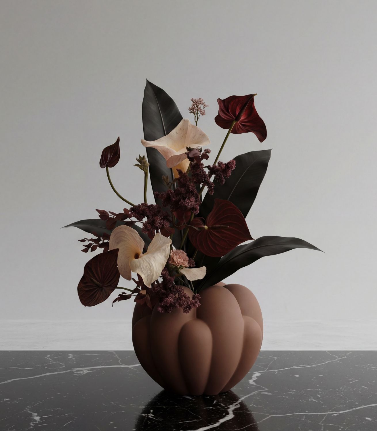 Vase Bloom Mini Almond (1)