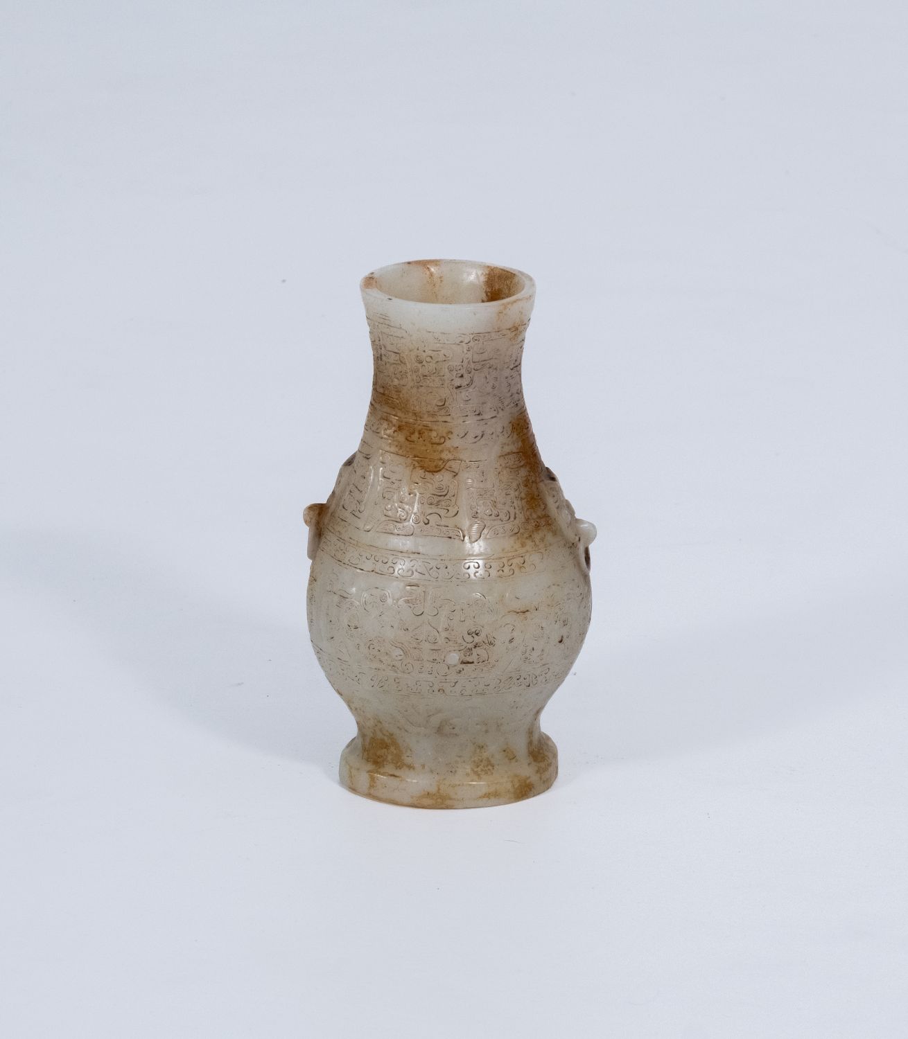 Vase Milky Glass E - Dia17xH27cm