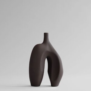 Vase Ni - Medio - Chocolate Brown (1)