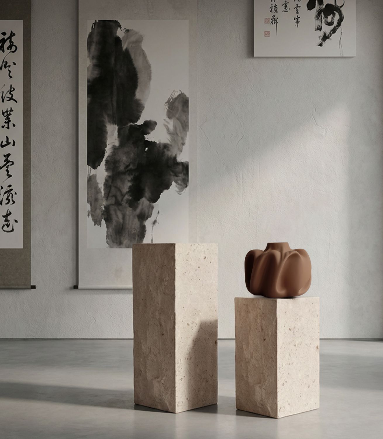_Vase Wabi - Medio - Almond (3)