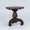 Wine Table - Round Wood - Curved legs Dia80xH79cm
