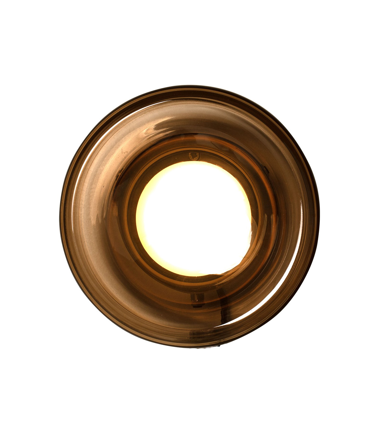 Alma Wall Lamp - Glass - Brushed Bronze - Brown - Image 4