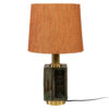 brick-lamp-base-green-ochre-shade-la-grange-interiors