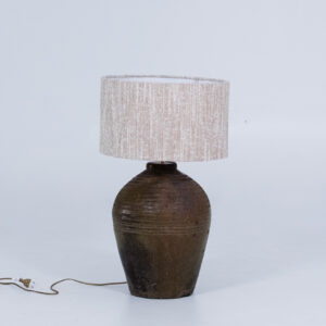 Table Lampbase - Ceramic - Brown/Blk - excl shade