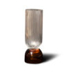 vase-vix-glass-clear-dark-brown-la-grange-interiors