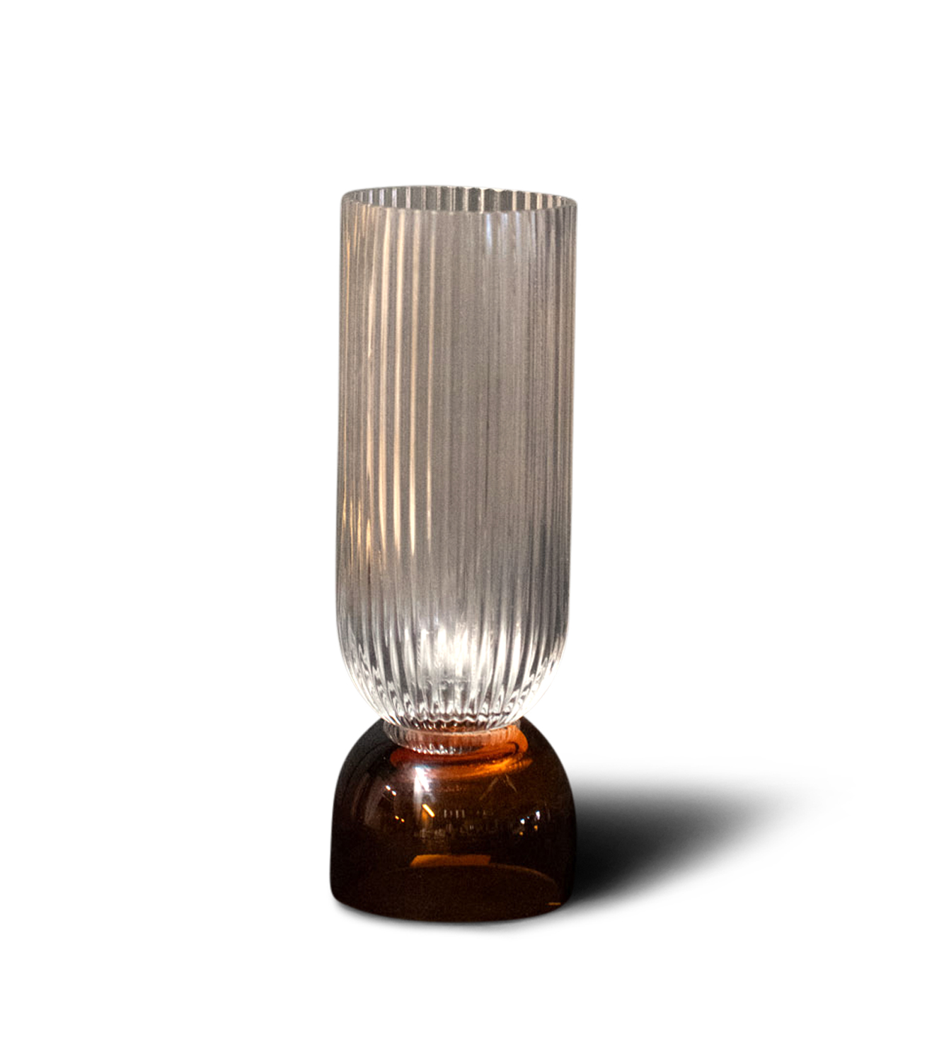 vase-vix-glass-clear-dark-brown-la-grange-interiors