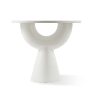 Anish Side Table - White