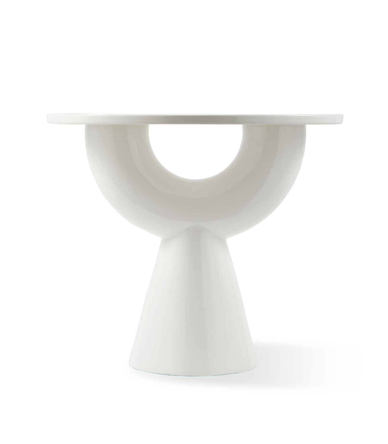Anish Side Table - White