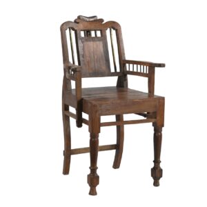 Barber Chair - Wood - Unique - W72xD60xH115cm (1)