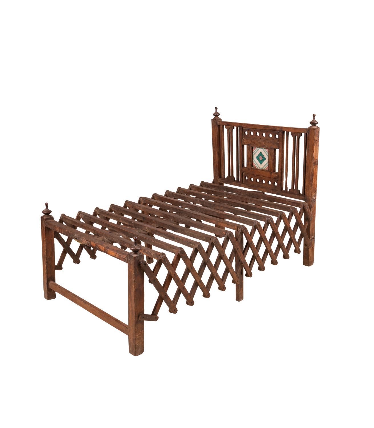 Bench pull-out wooden daybed
