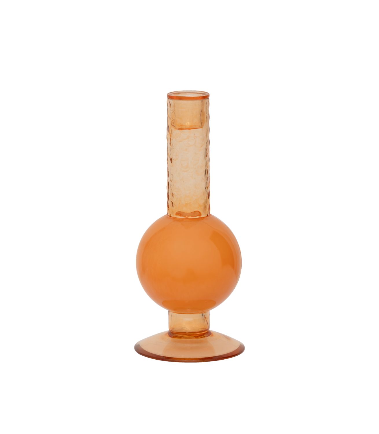 Candle Holder Aaliyah - Glass - Nectarine