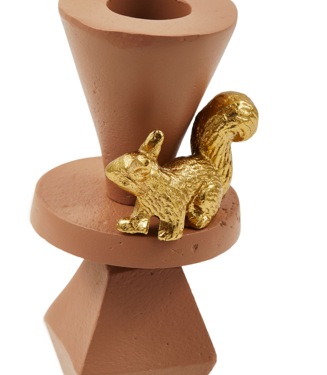 Candle Holder Climbing Pole - Dark Brown Sml (1)