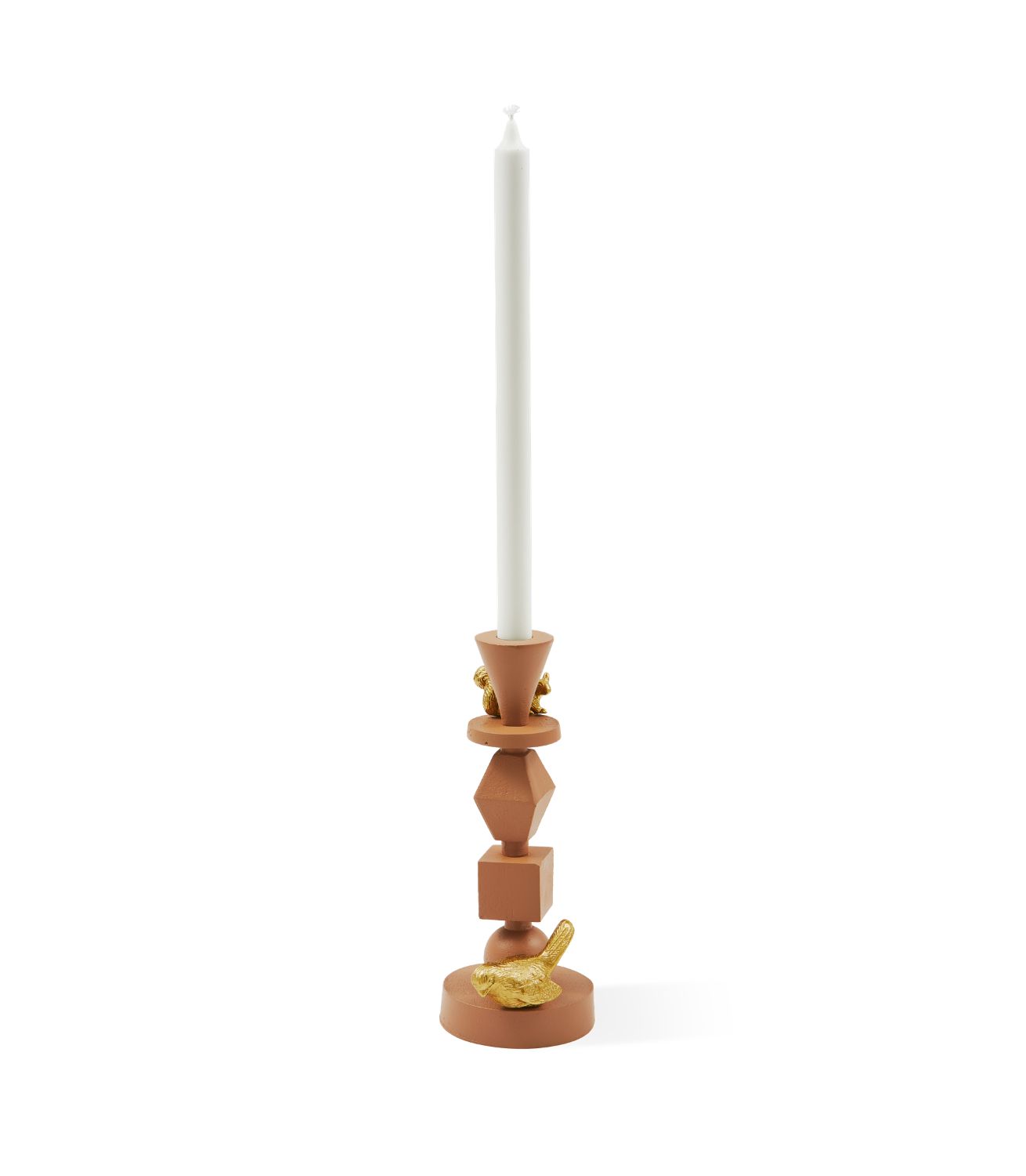Candle Holder Climbing Pole - Dark Brown Sml (2)