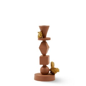 Candle Holder Climbing Pole - Dark Brown Sml