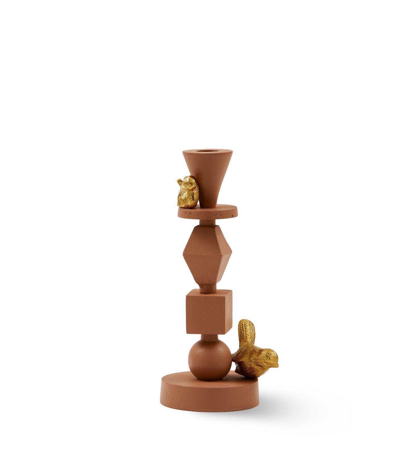 Candle Holder Climbing Pole - Dark Brown Sml