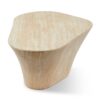 Coffee Table Oval - Travertine look - Lrg