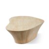 Coffee Table Oval - Travertine look - Med