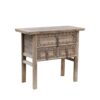 Console Table Wood - 3 Drwr - Grey W99xD46xH86cm