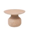 Costa Side Table - Rnd - Wood - Bleached (1)
