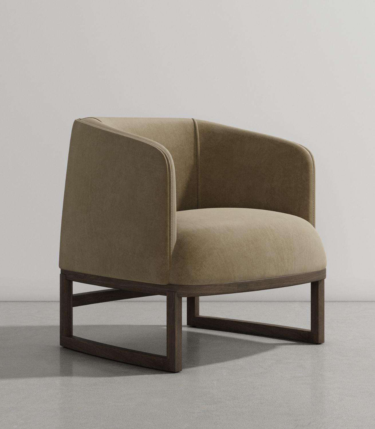 Hida Lounge Chair Fler Camel