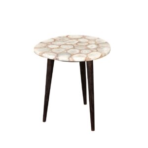 Petri Side Table - Rnd - Marble - 3 legs