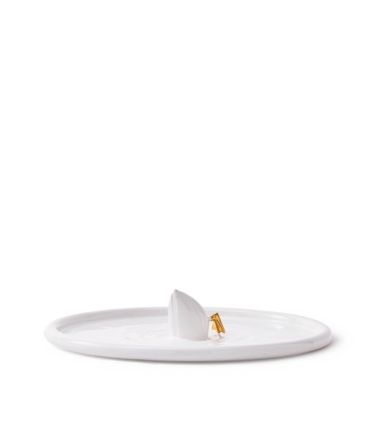 Plate Diving Duck WhiteGold (1)