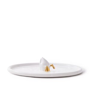 Plate Diving Duck WhiteGold