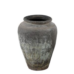 Pot Earthenware - Unique - Grey Dia51xH69cm - Lrg