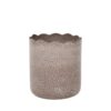 Pot River - Earthenware - WhiteBrown