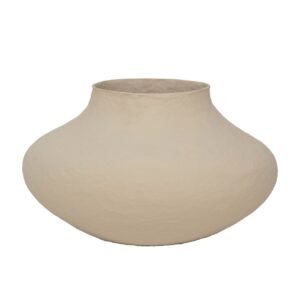 Pot Vif - Cotton Mache - pale khaki