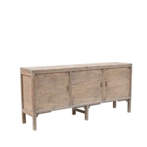Server Wood - 3 Door - Unique - Natural - L196cm