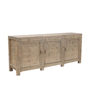 Server Wood - 3 Door - Unique - Natural - L215cm