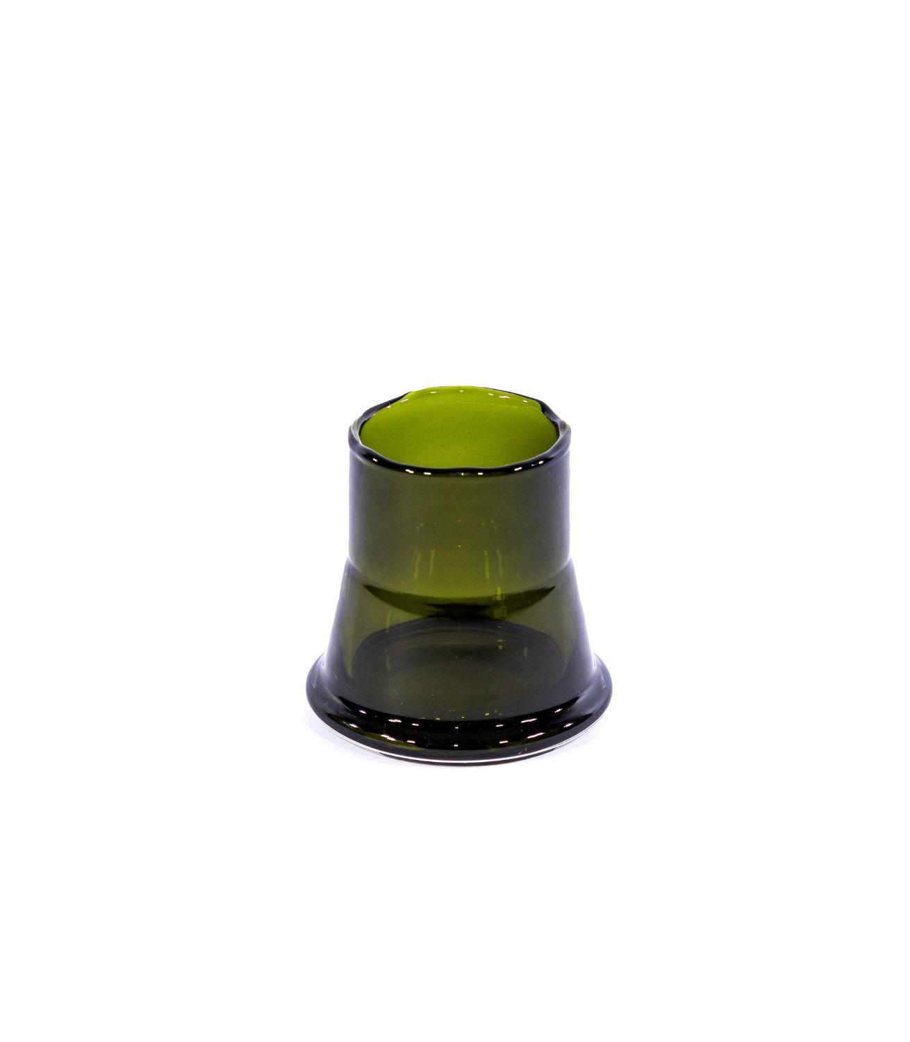 Tealight Otis - Olive Glass