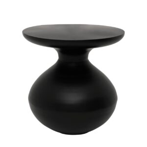 Tummy Side Table - Iron - Matt Black (1)
