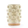Vase Structure - Stoneware - White - Med