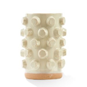 Vase Structure - Stoneware - White - Med