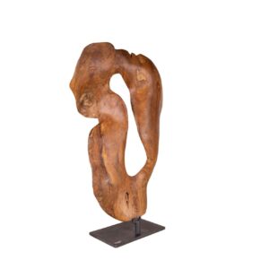 Wooden Sculpture on Stand