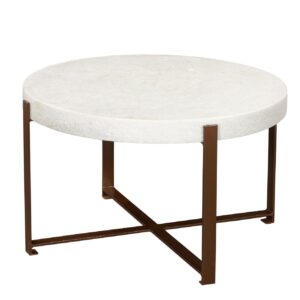 Zoe Coffee Table - Marble - Dia78xH46cm Lrg