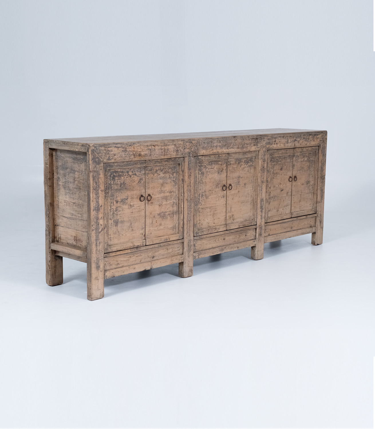 Server Wood - 6door - Natural L239xW49xH95cm