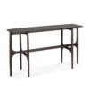 PI Console - 6 legs - Varnish Teak - Dark Brown